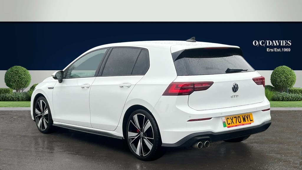 Volkswagen Golf 2.0 Tdi Gtd Hatchback Dsg Euro 6 Ss CX70WYL White #3