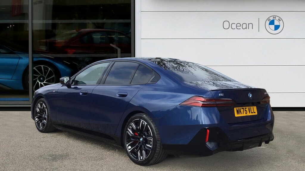 BMW i5 Saloon WK75VLL Blue #2