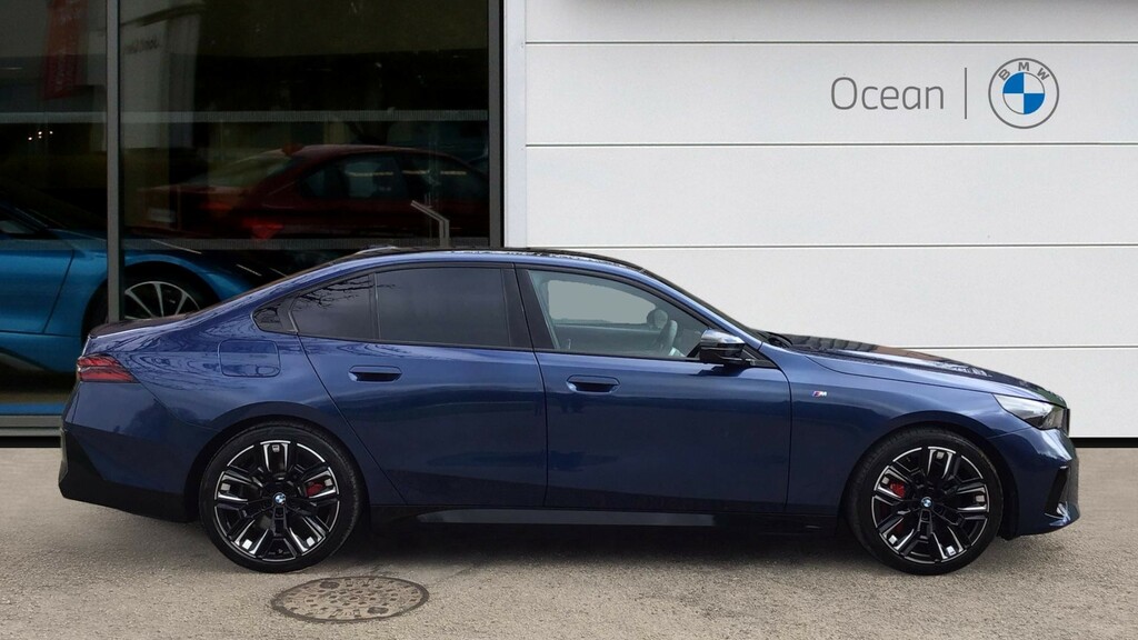 BMW i5 Saloon WK75VLL Blue #3