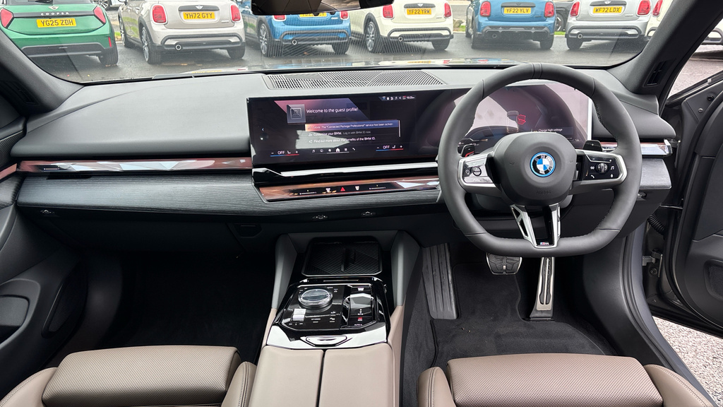 BMW 5 Series Saloon Grey #4