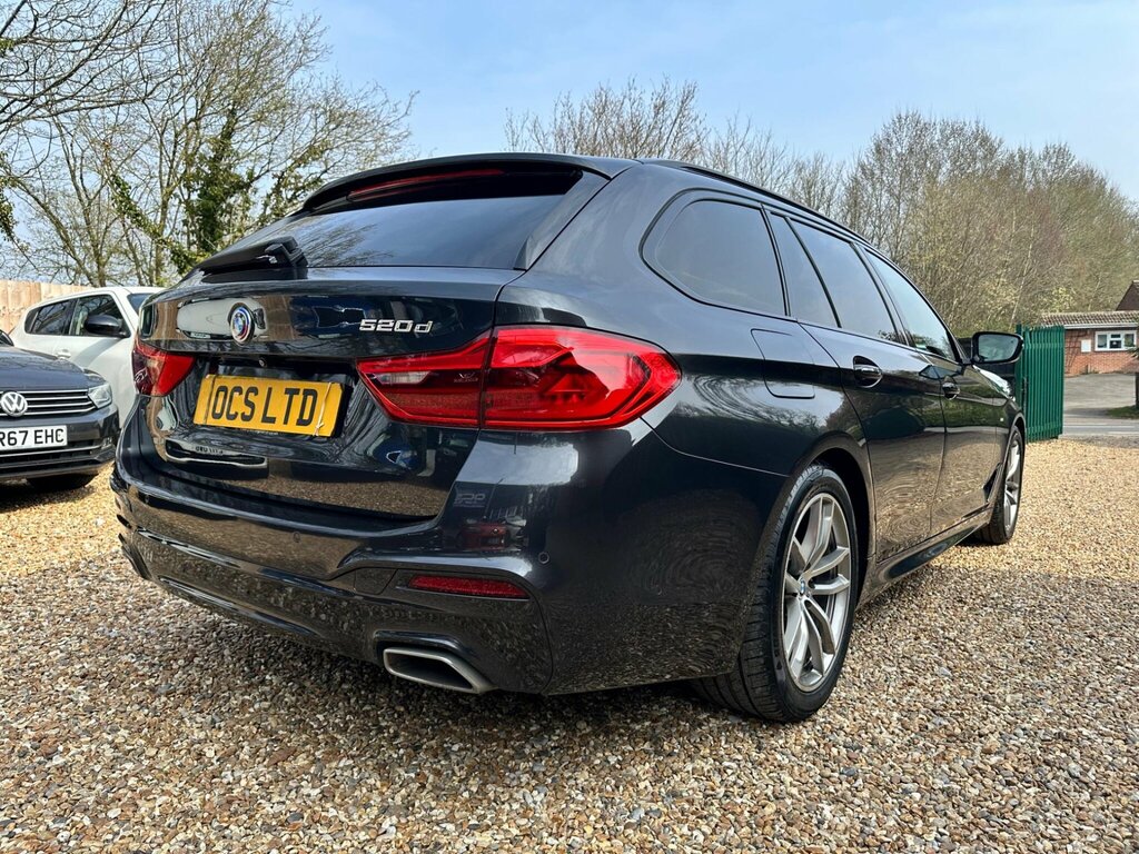 BMW 5 Series 2.0 520D M Sport Touring Euro 6 Ss KW17HKX Grey #4