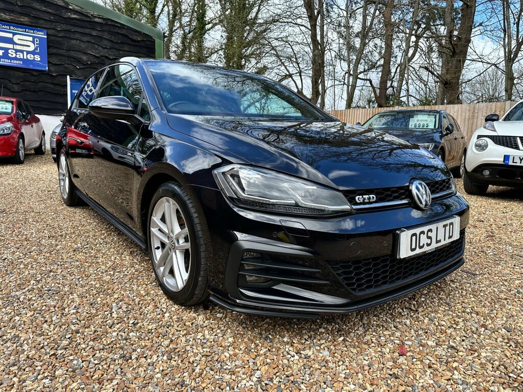 Volkswagen Golf 2.0 Tdi Gtd Blueline Euro 6 Ss RE18AAK Black #2