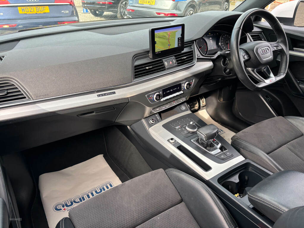 Audi Q5 2.0 Tdi Quattro S Line S Tronic SO18KVH White #6
