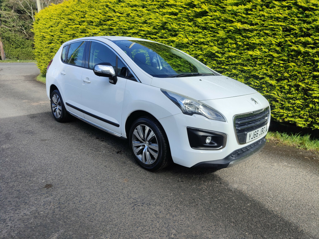 Peugeot 3008 Active Blue Hdi Ss YJ66JBG White #3