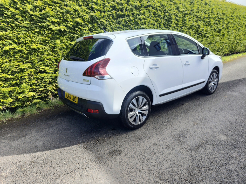 Peugeot 3008 Active Blue Hdi Ss YJ66JBG White #4
