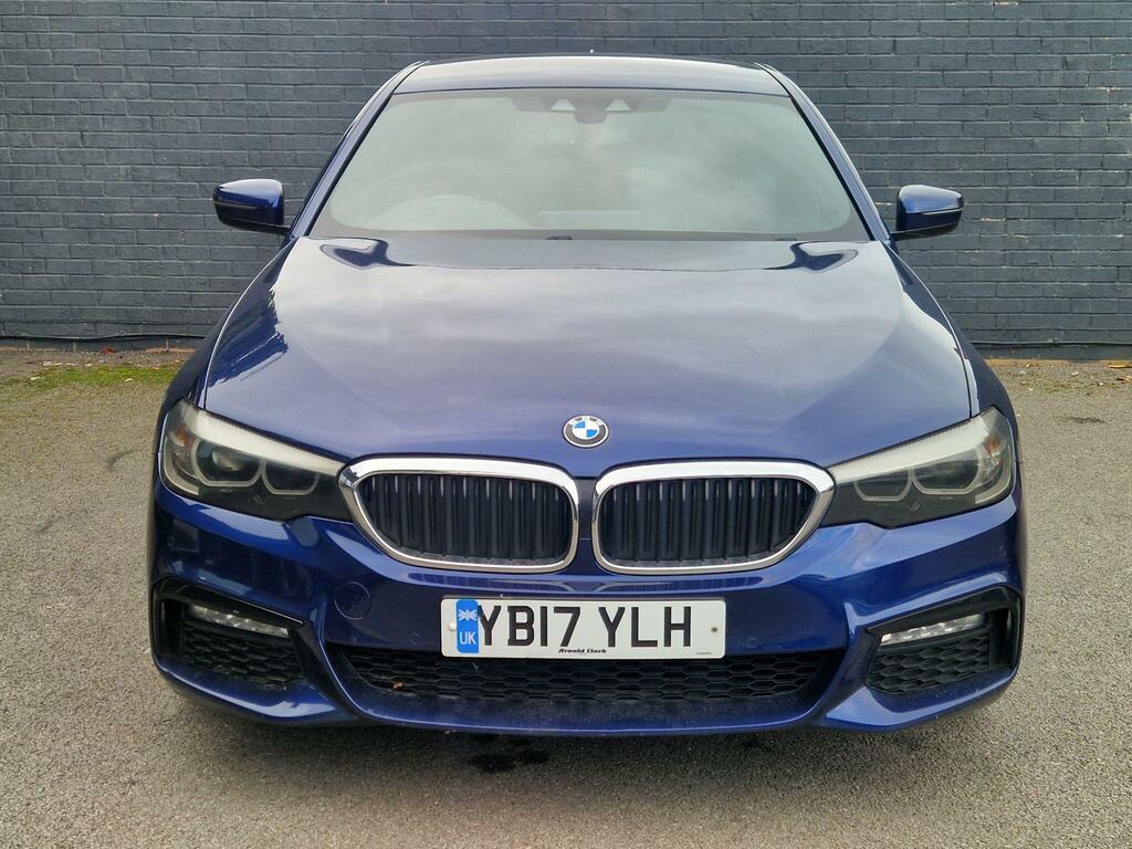 BMW 5 Series 2.0 520D Xdrive M Sport 4Wd YB17YLH Blue #3