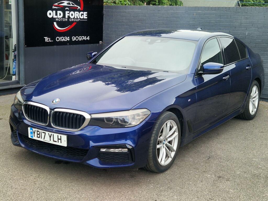 BMW 5 Series 2.0 520D Xdrive M Sport 4Wd YB17YLH Blue #4