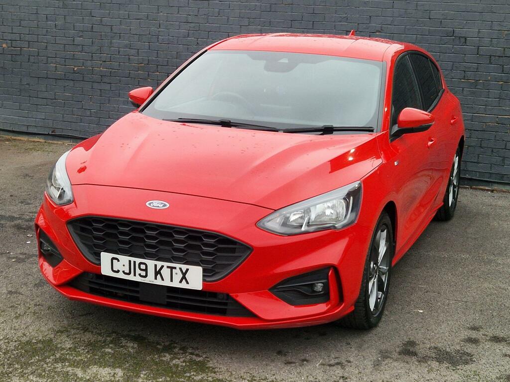 Ford Focus 1.5 Ecoblue St-line Euro 6 Ss CJ19KTX Red #4