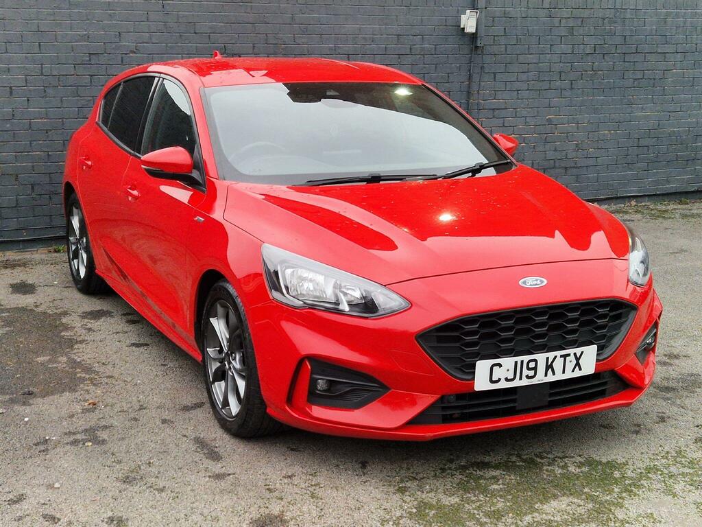 Ford Focus 1.5 Ecoblue St-line Euro 6 Ss CJ19KTX Red #2