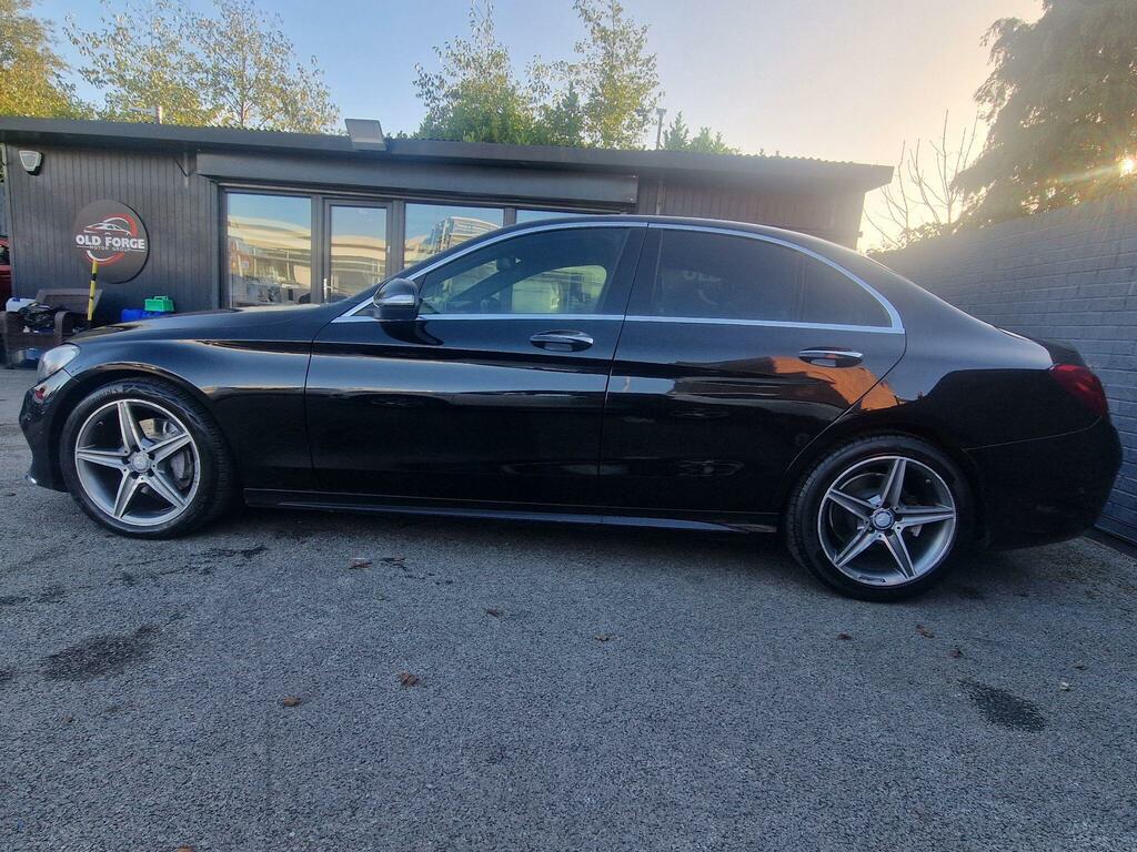 Mercedes-Benz C Class 2.1 C220 Bluetec Amg Line Premium G-tronic Euro WU64EZB Black #5