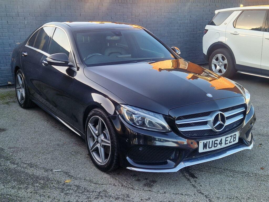 Mercedes-Benz C Class 2.1 C220 Bluetec Amg Line Premium G-tronic Euro WU64EZB Black #2