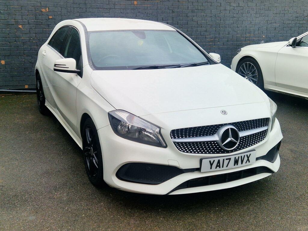 Mercedes-Benz A Class 1.5 A180d Amg Line Euro 6 Ss YA17WVX White #2