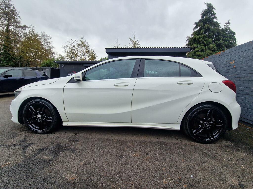 Mercedes-Benz A Class 1.5 A180d Amg Line Euro 6 Ss YA17WVX White #5