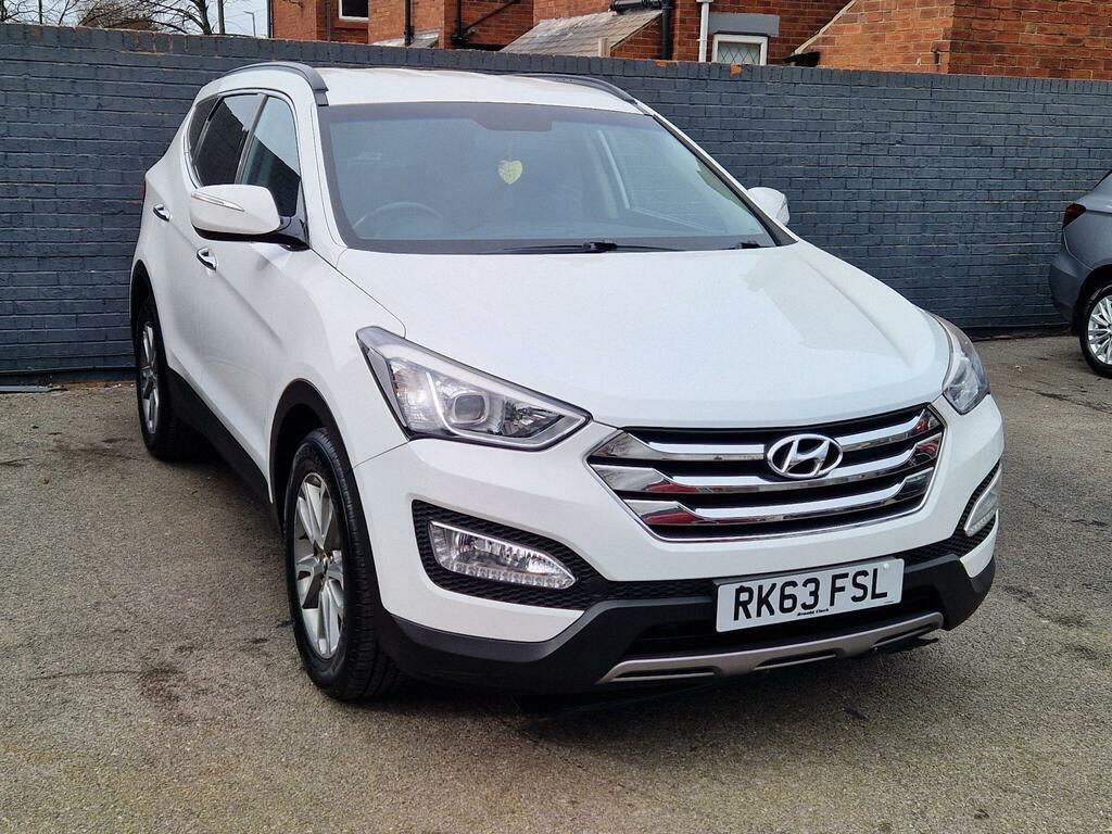 Hyundai Santa Fe 2.2 Crdi Premium 4Wd Euro 5 5 Seat RK63FSL White #2
