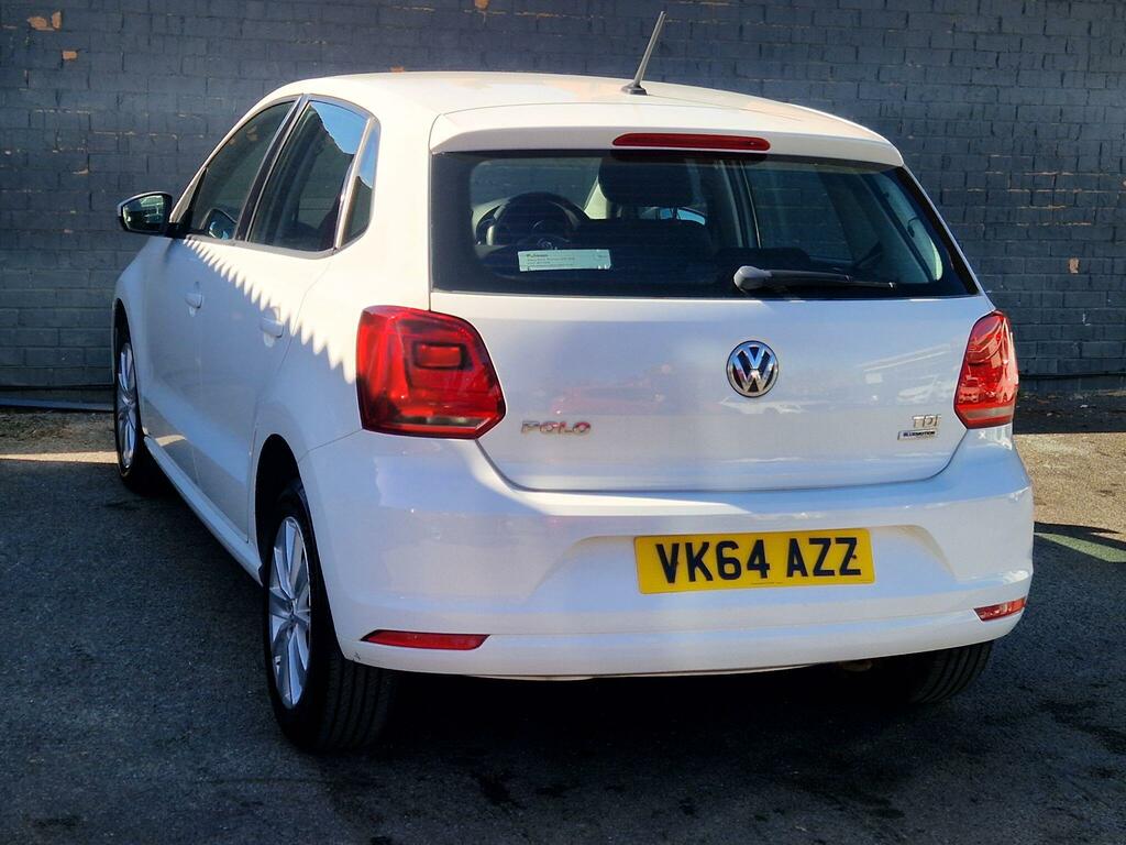 Volkswagen Polo 1.4 Tdi Bluemotion Tech Se Euro 6 Ss VK64AZZ White #5