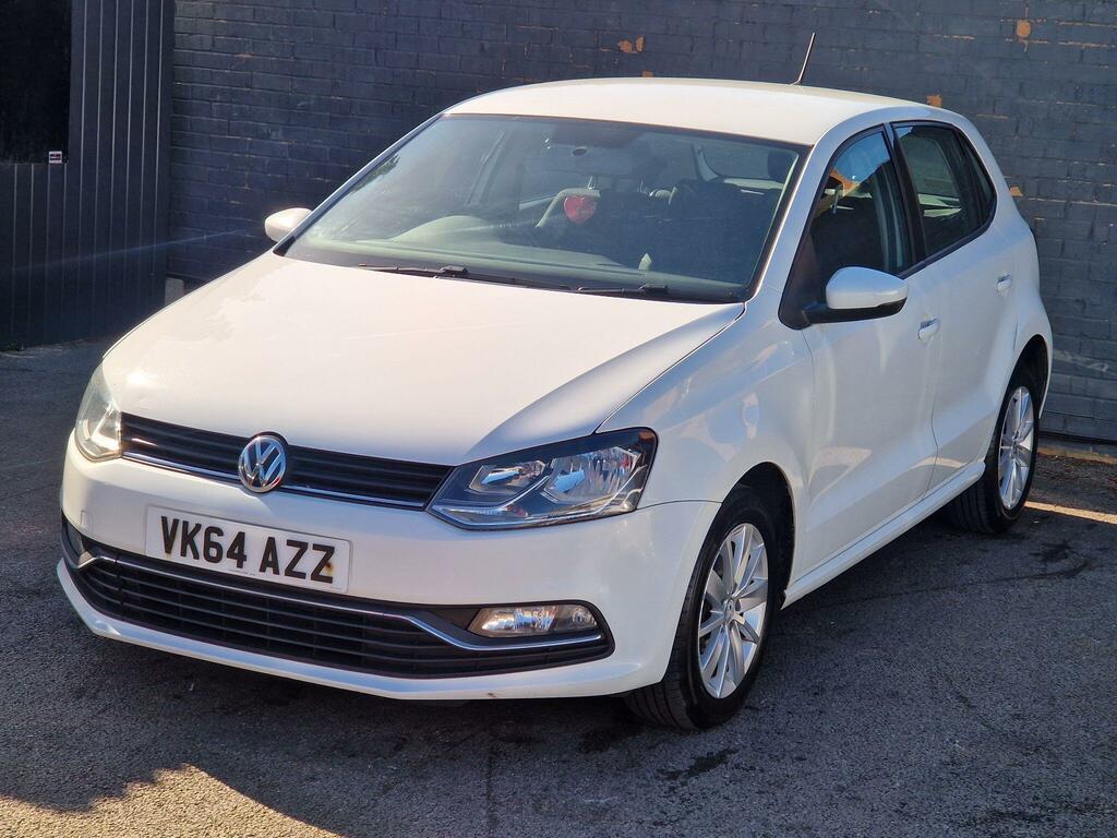 Volkswagen Polo 1.4 Tdi Bluemotion Tech Se Euro 6 Ss VK64AZZ White #3