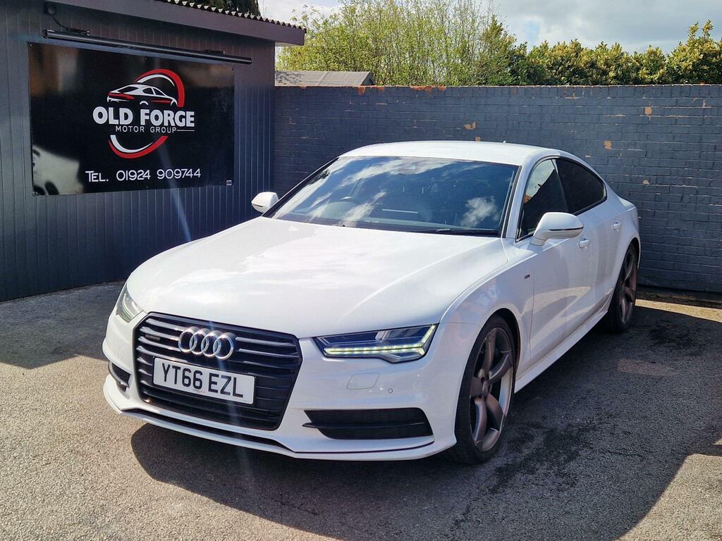 Audi A7 3.0 Tdi V6 Black Edition Sportback S Tronic Quattr White