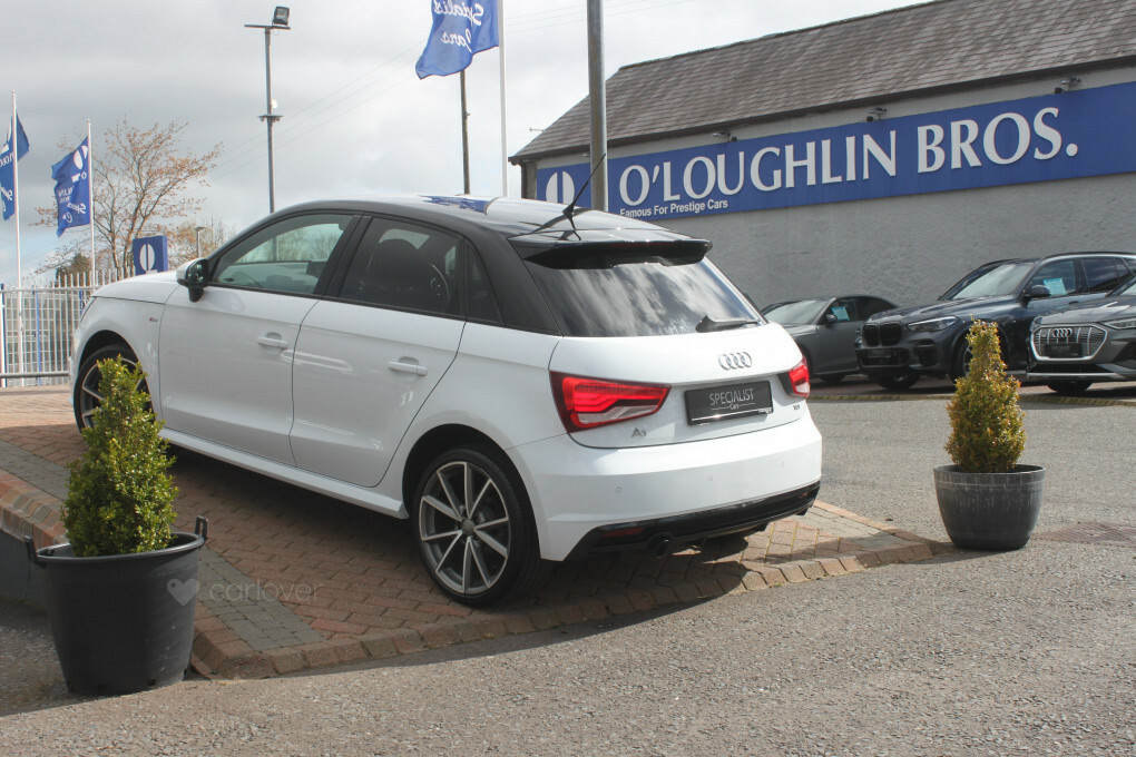 Audi A1 Sportback Tdi S Line Black Edition White #3