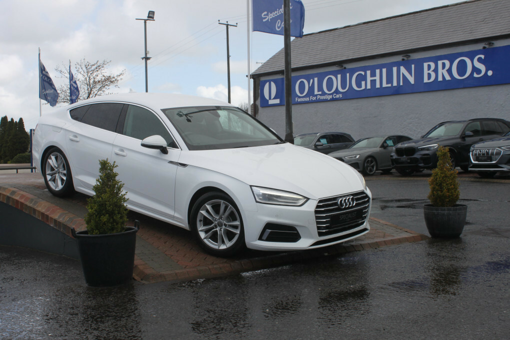 Audi A5 Sportback Tdi Sport HJZ232 White #6