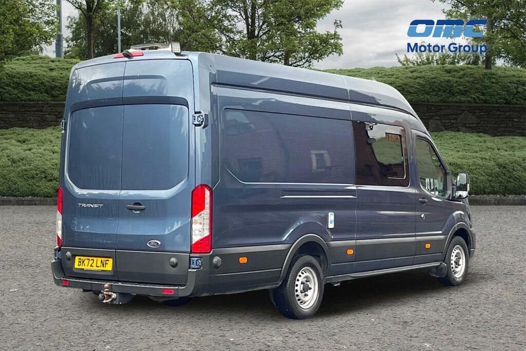Ford Transit Custom 2.0 Ecoblue Hybrid 130Ps H3 Leader Van BK72LNF Blue #4