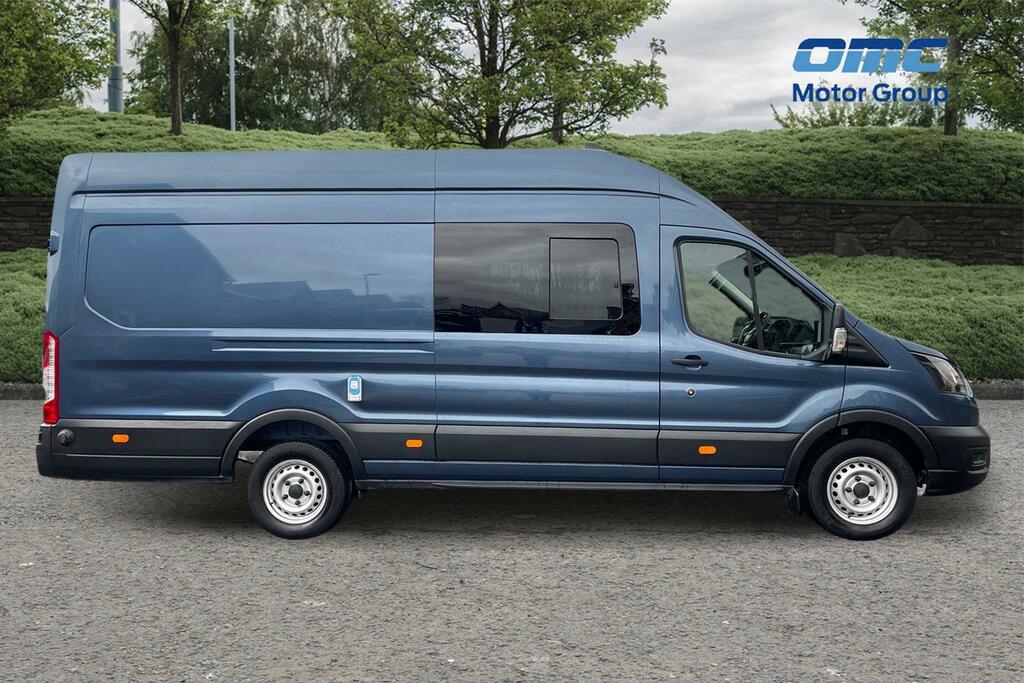 Ford Transit Custom 2.0 Ecoblue Hybrid 130Ps H3 Leader Van BK72LNF Blue #6