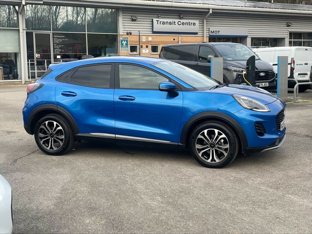 Ford Puma 1.0 Ecoboost Hybrid Mhev Titanium MA25KLL Blue #3