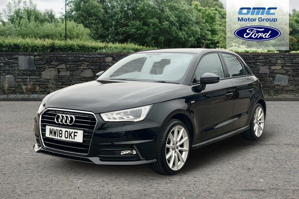 Audi A1 1.4 Tfsi S Line Nav S Tronic MW18OKF Black #2