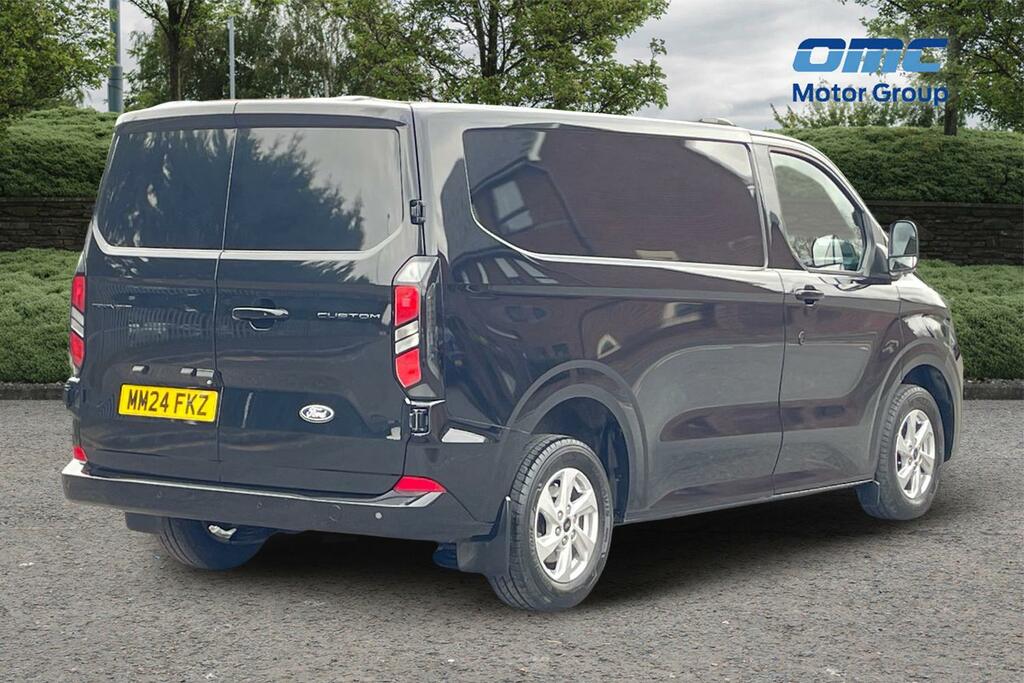 Ford Transit Custom 2.0 Ecoblue 136Ps H1 Van Limited MM24FKZ Black #4