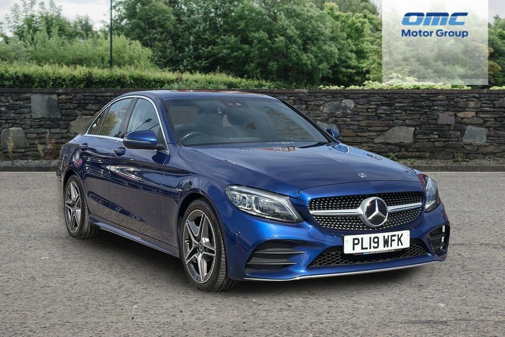 Mercedes-Benz C Class C220d Amg Line Premium 9G-tronic Blue