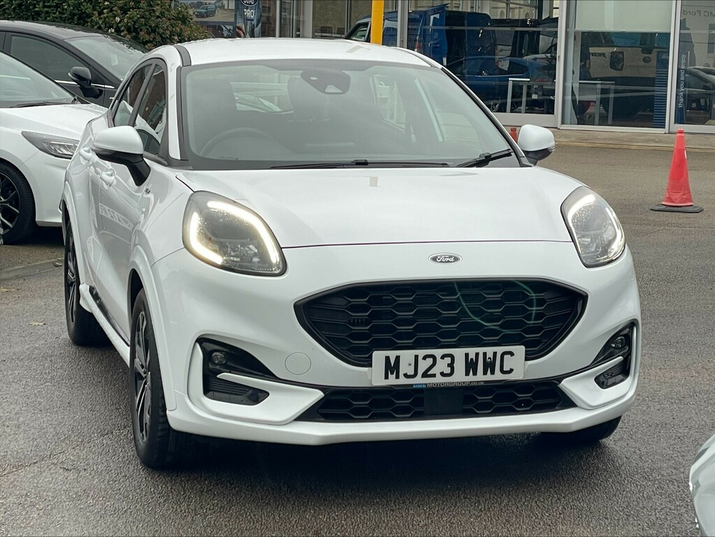 Ford Puma 1.0 Ecoboost Hybrid Mhev St-line MJ23WWC White #5