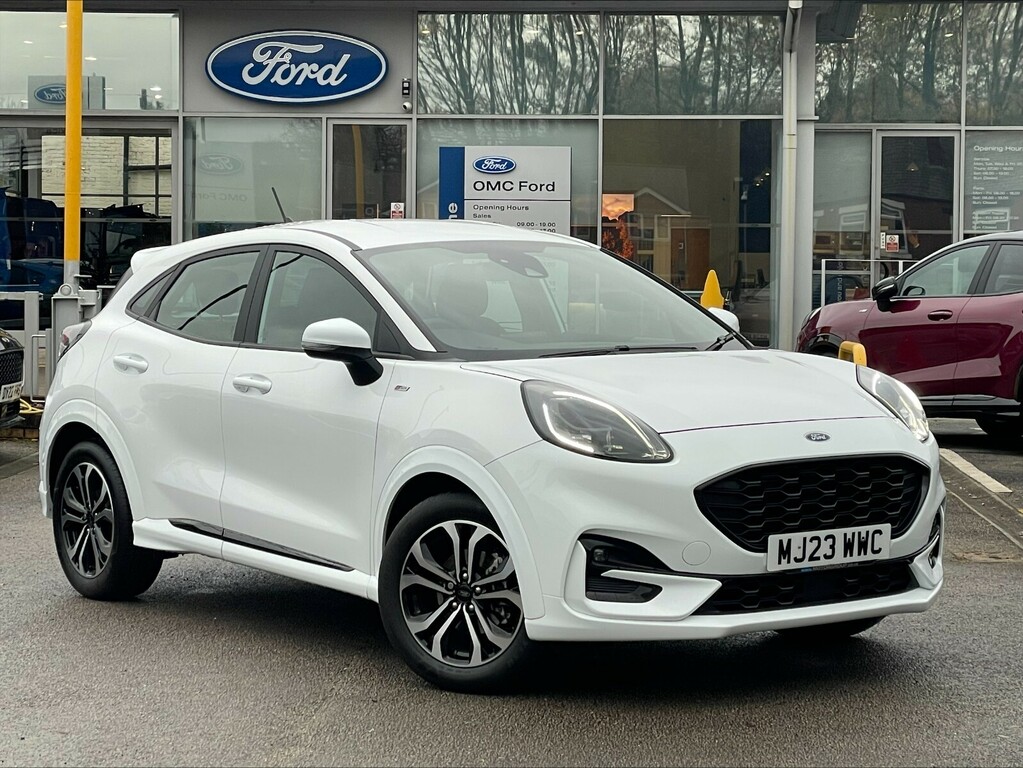 Ford Puma 1.0 Ecoboost Hybrid Mhev St-line White