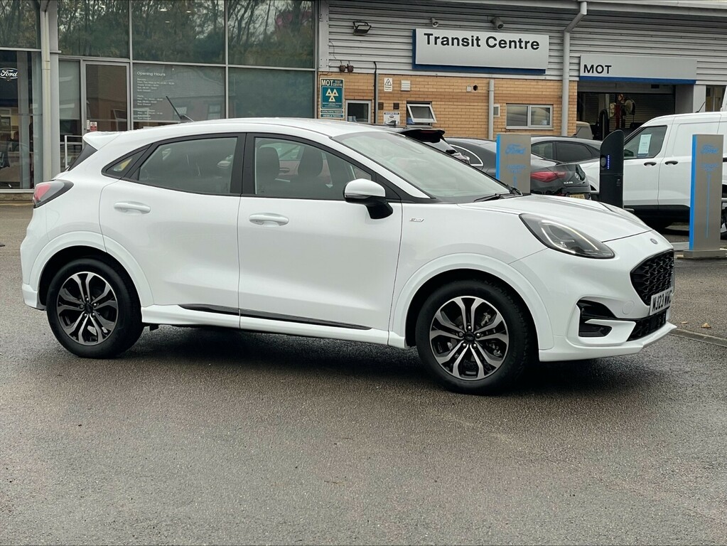 Ford Puma 1.0 Ecoboost Hybrid Mhev St-line MJ23WWC White #4
