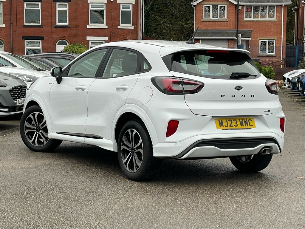 Ford Puma 1.0 Ecoboost Hybrid Mhev St-line MJ23WWC White #3