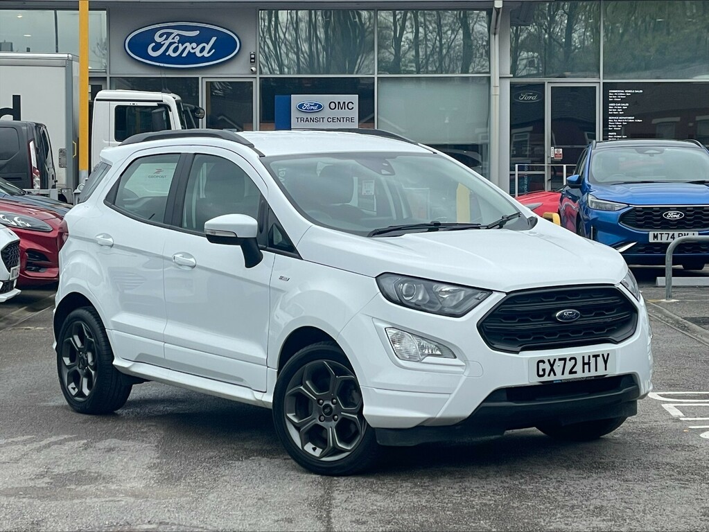 Ford Ecosport 1.0 Ecoboost 125 St-line GX72HTY White #2
