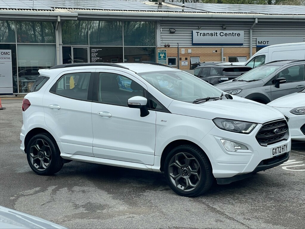 Ford Ecosport 1.0 Ecoboost 125 St-line GX72HTY White #4