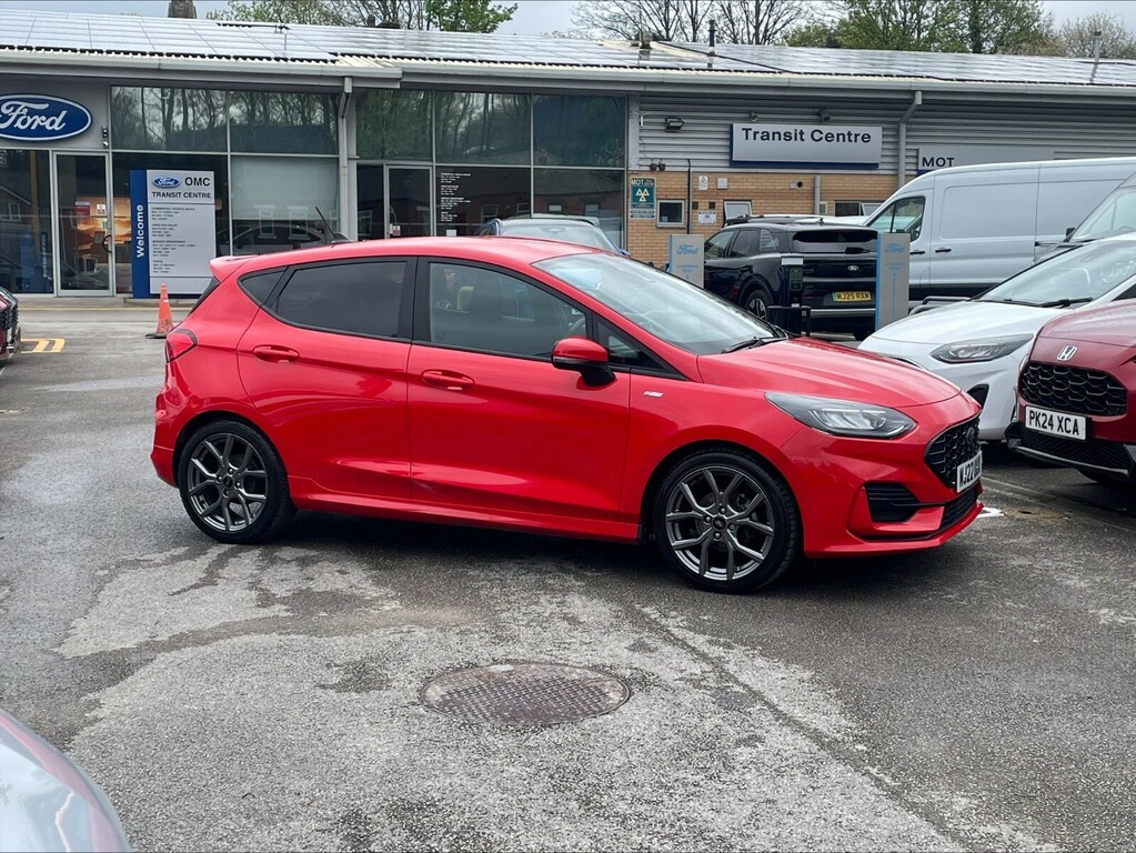 Ford Fiesta 1.0 Ecoboost St-line MJ22UUX Red #4