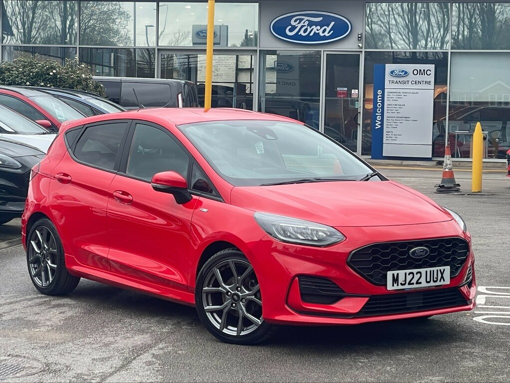 Ford Fiesta 1.0 Ecoboost St-line MJ22UUX Red #2