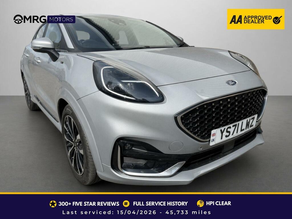 Ford Puma 1.0T Ecoboost Mhev St-line Vignale Dct Euro 6 Ss Silver