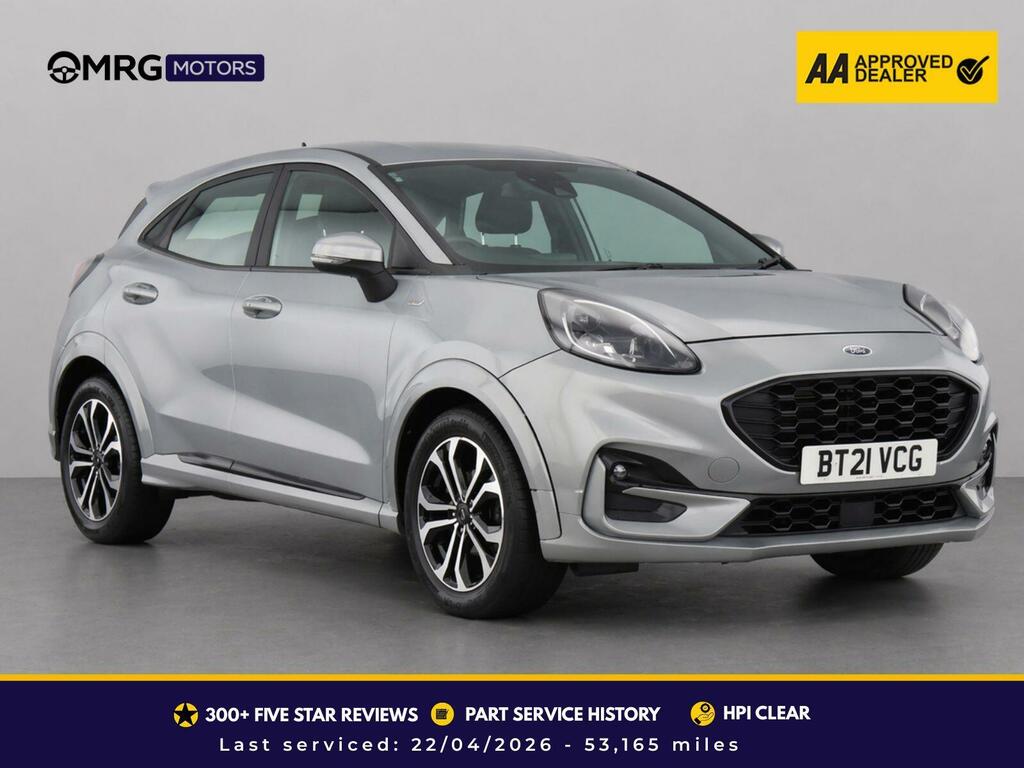 Ford Puma 1.0T Ecoboost Mhev St-line Euro 6 Ss Silver
