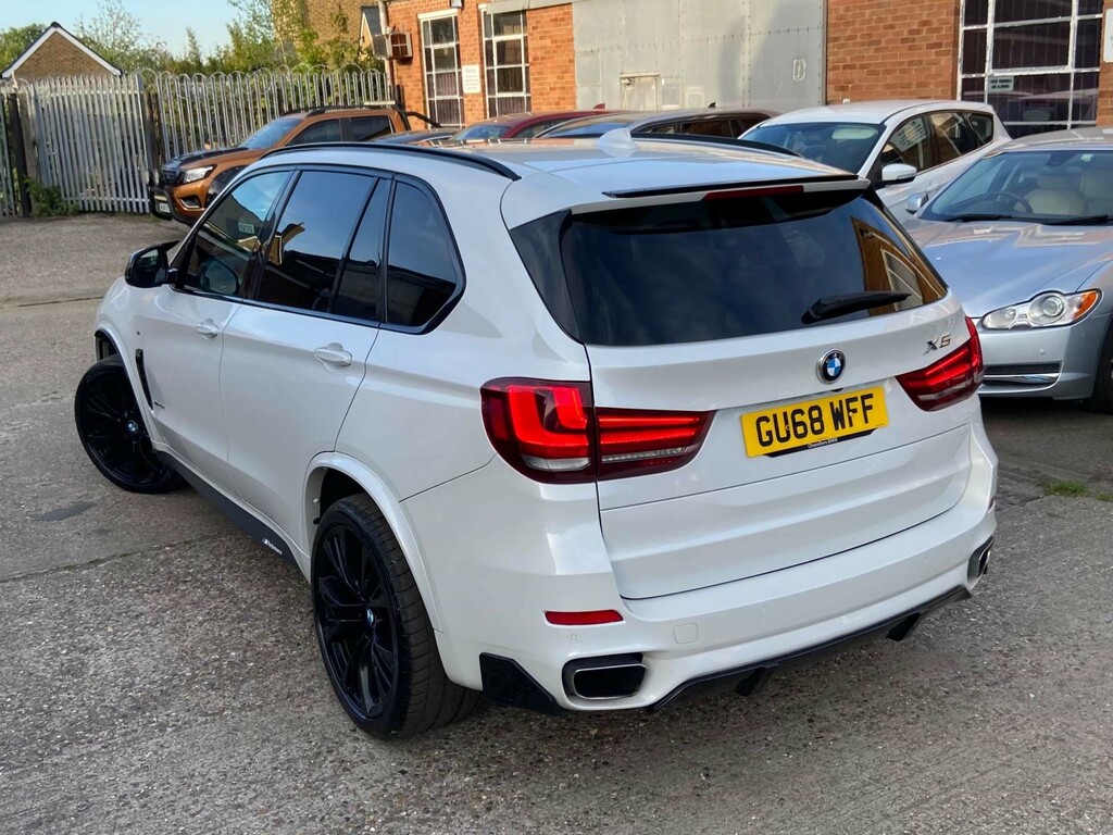 BMW X5 40D M Sport Suv Xdrive Euro 6 Ss GU68WFF White #4