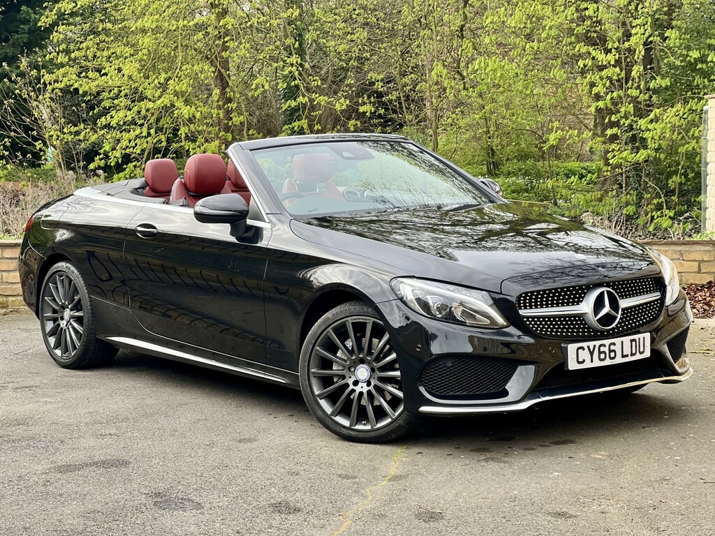 Mercedes-Benz C Class Convertible 2.1 C220d Amg Line 2017 CY66LDU Black #2