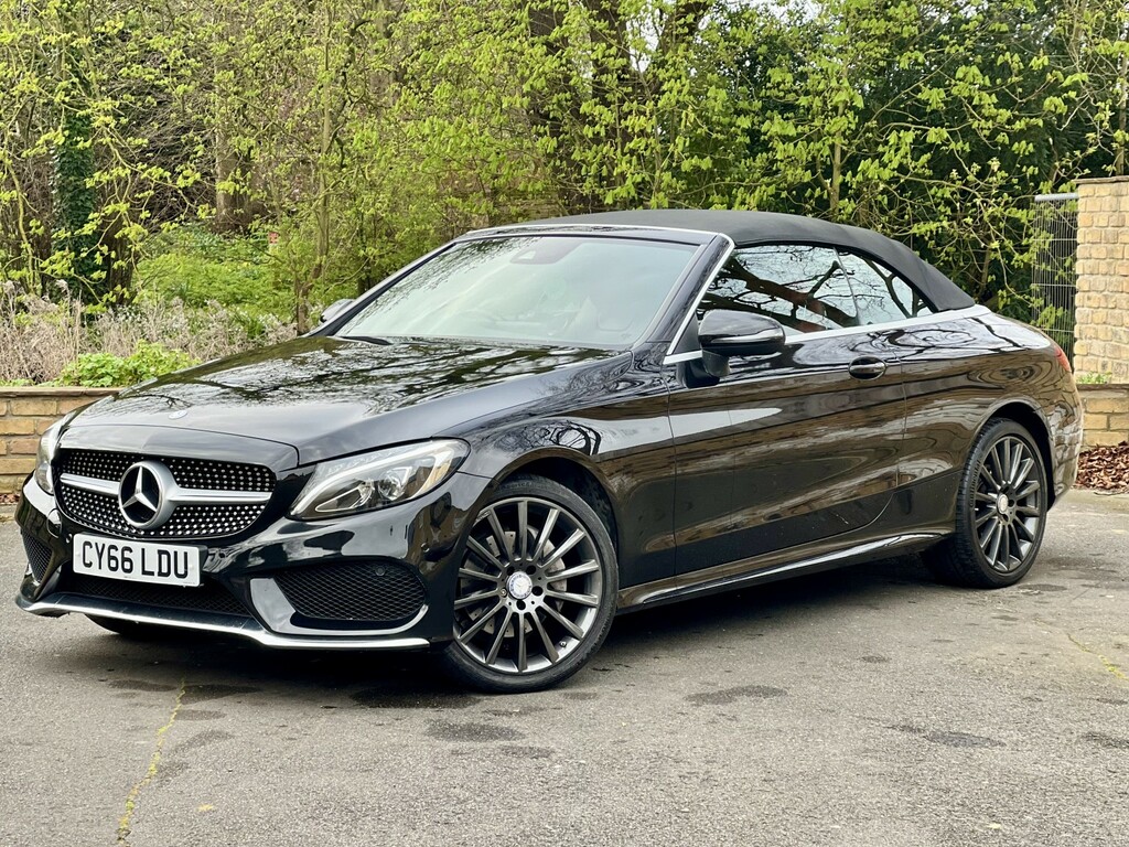 Mercedes-Benz C Class Convertible 2.1 C220d Amg Line 2017 CY66LDU Black #5