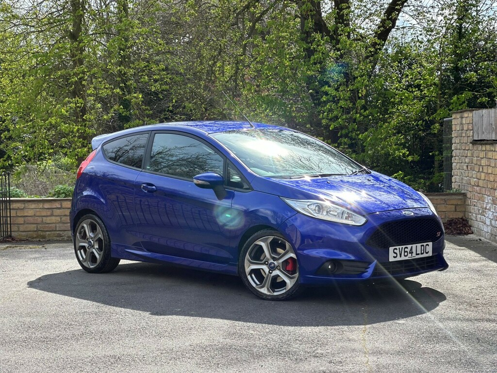 Ford Fiesta Hatchback 1.6 T Ecoboost St-2 2014 SV64LDC Blue #2