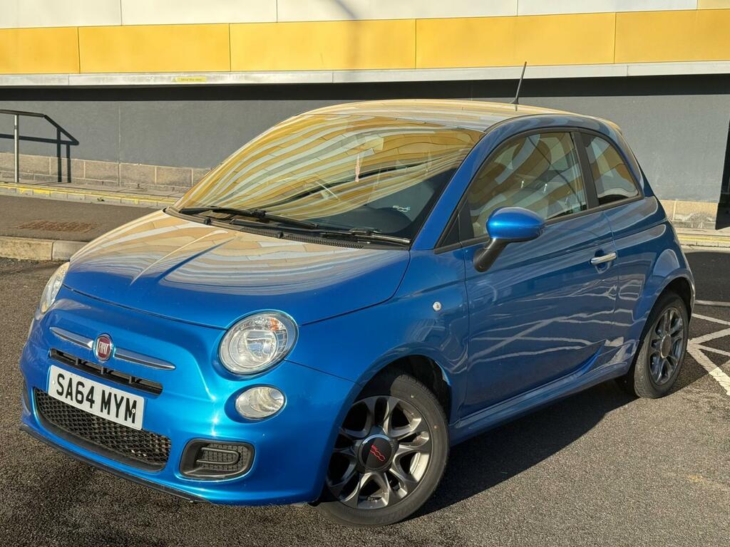 Fiat 500 1.2 S Hatchback Euro 6 Ss 69 SA64MYM Blue #5