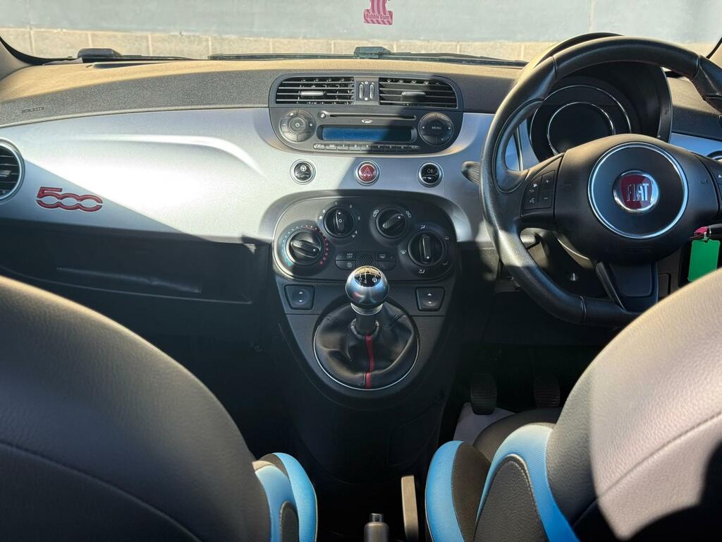 Fiat 500 1.2 S Hatchback Euro 6 Ss 69 SA64MYM Blue #2