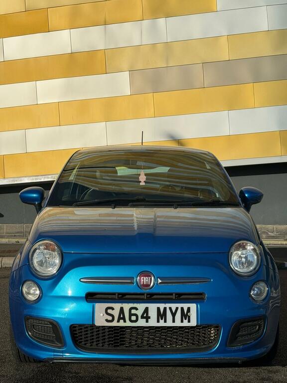 Fiat 500 1.2 S Hatchback Euro 6 Ss 69 SA64MYM Blue #4