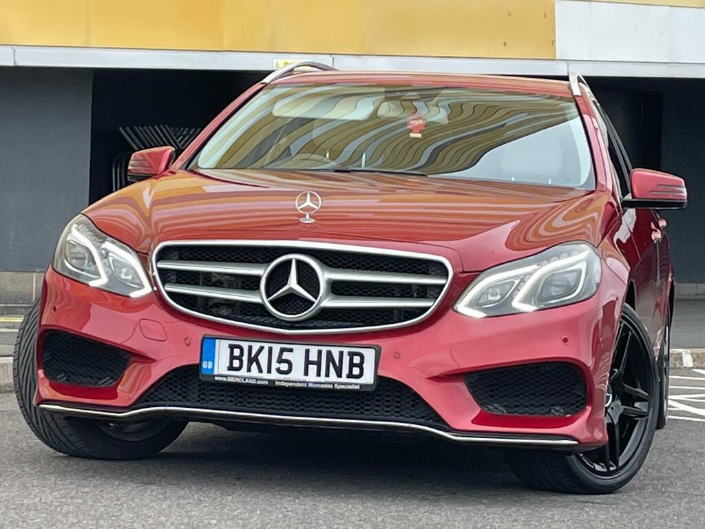 Mercedes-Benz E Class 2.1 E220 Bluetec Amg Line Estate G-tron BK15HNB Red #5