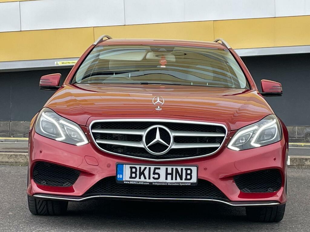 Mercedes-Benz E Class 2.1 E220 Bluetec Amg Line Estate G-tron BK15HNB Red #2