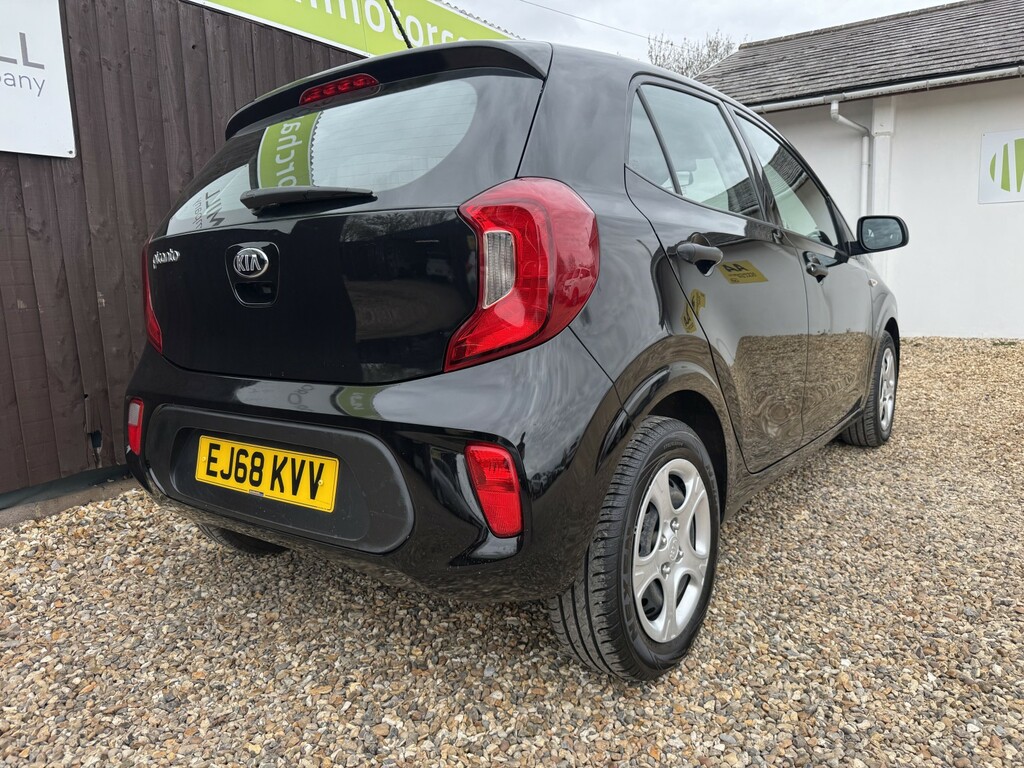 Kia Picanto Hatchback 1.0 1 2018 EJ68KVV Black #6