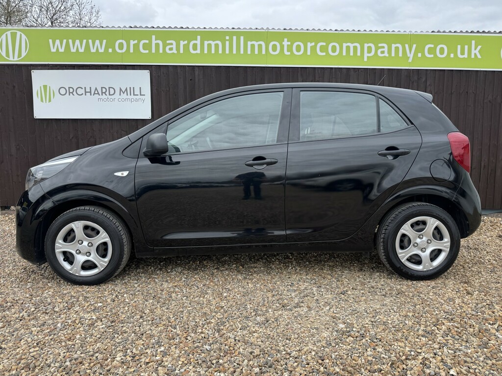 Kia Picanto Hatchback 1.0 1 2018 EJ68KVV Black #3